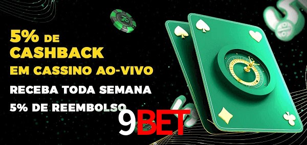 Promoções do cassino ao Vivo 9bet
